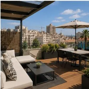 Ático con terraza en el Soho de Málaga
